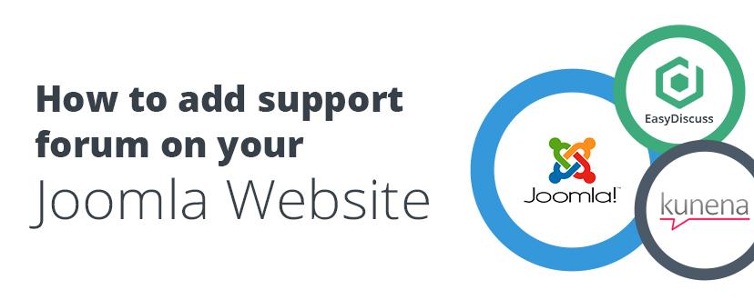 How To Add Support Forum in Your Joomla Website