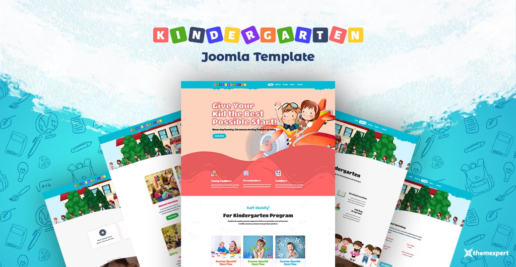 Introducing Kindergarten Joomla School Template for Kindergartens and