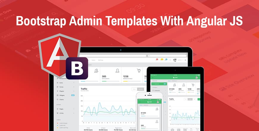20+ Free & Premium AngularJS Admin Templates Built With Bootstrap Framework